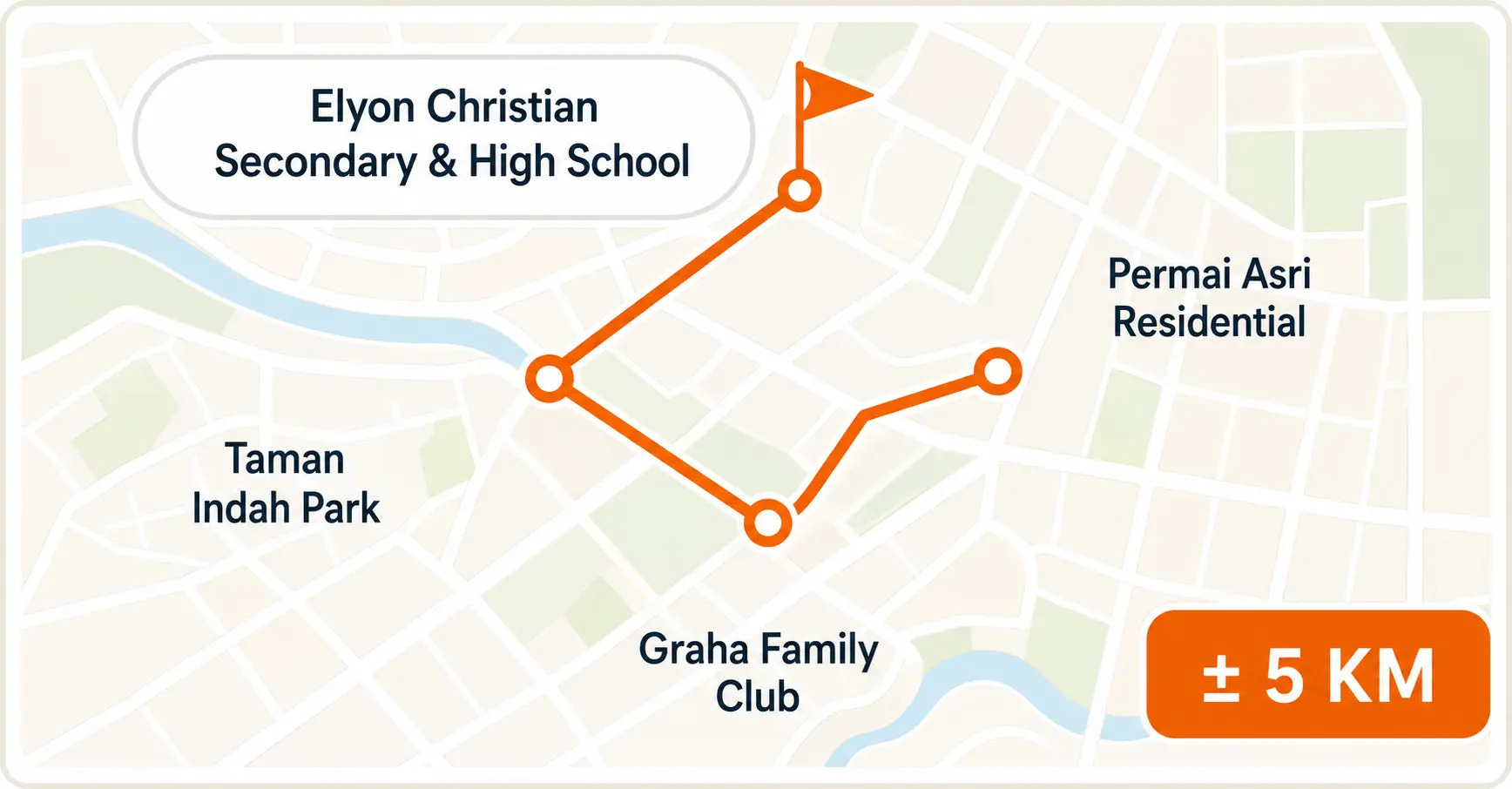 Fun Walk route preview